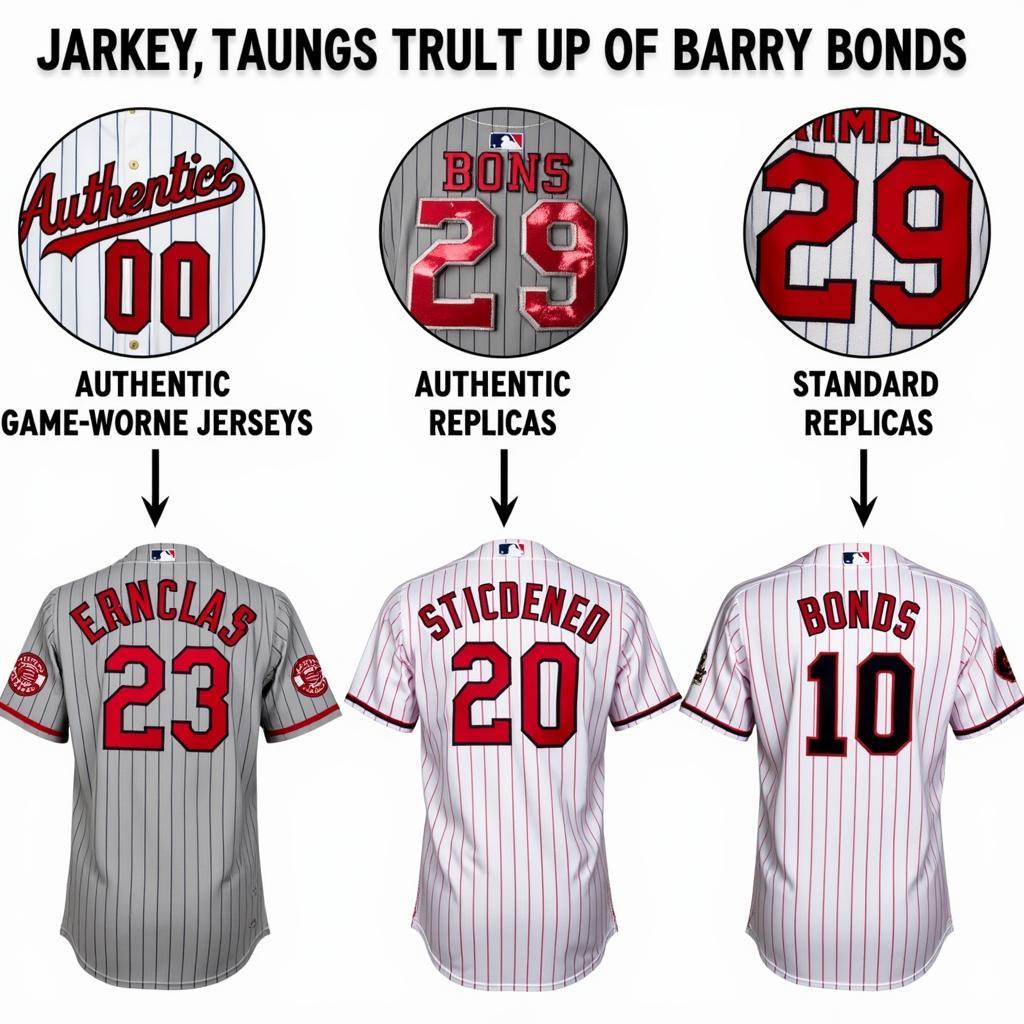 Barry Bonds Jersey Types: Authentic, Replica, and More