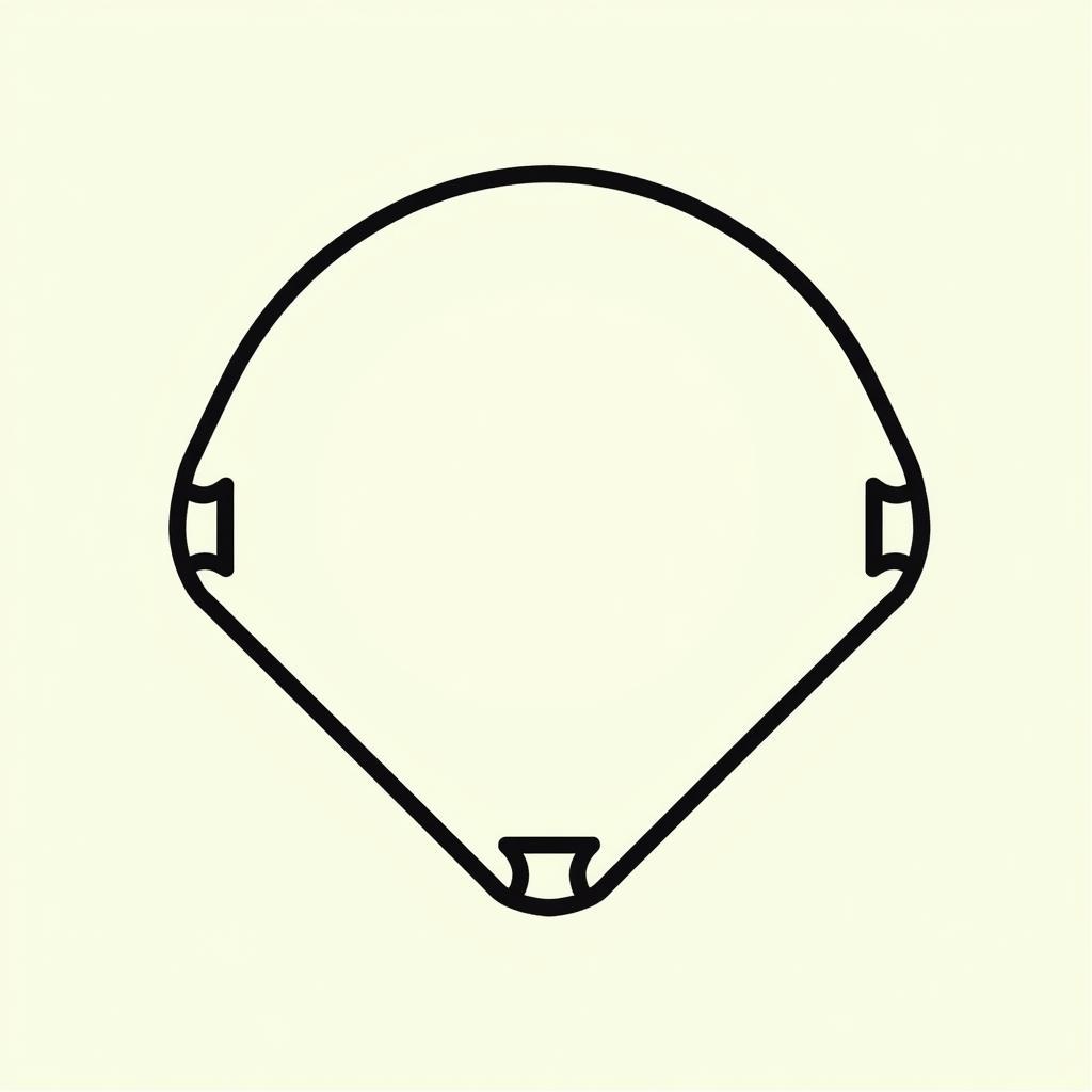 Scalable Vector Graphic of a Baseball Diamond