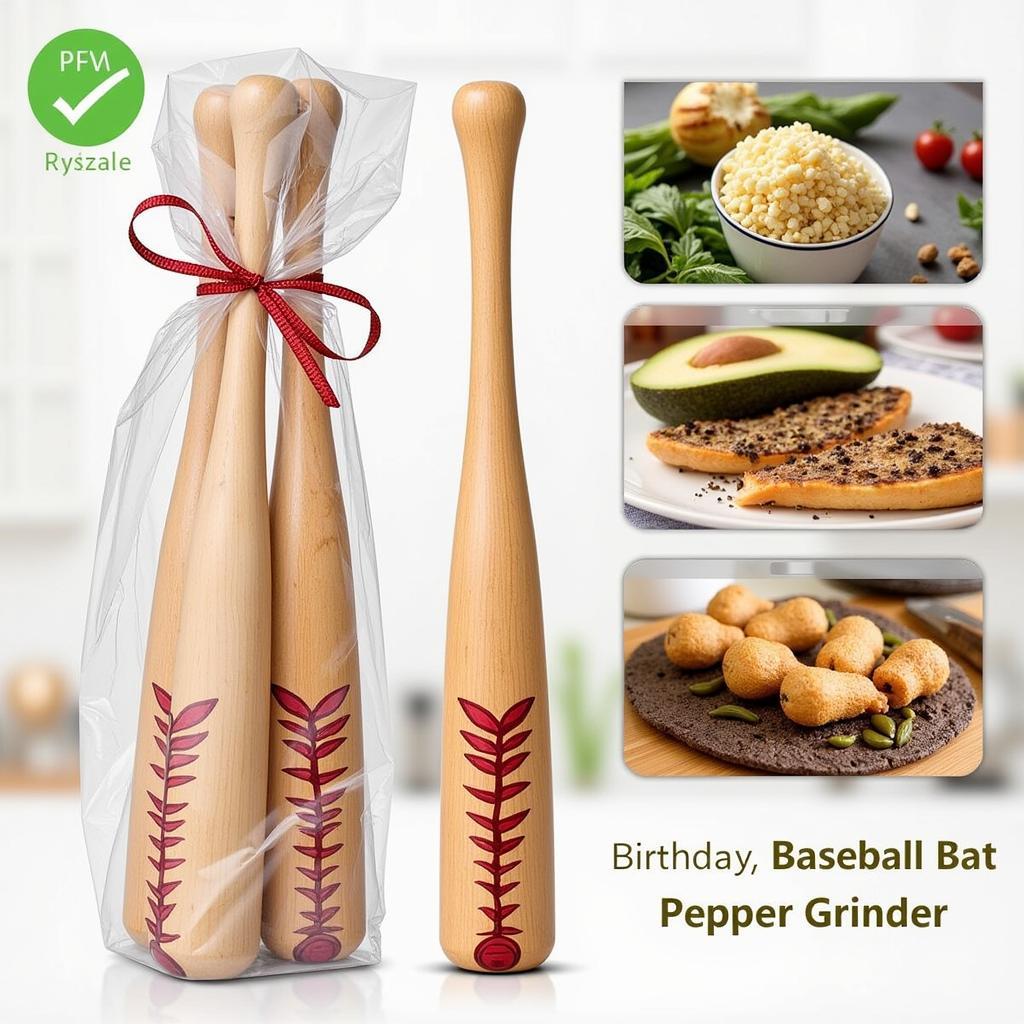 Baseball Bat Pepper Grinder as a Perfect Gift