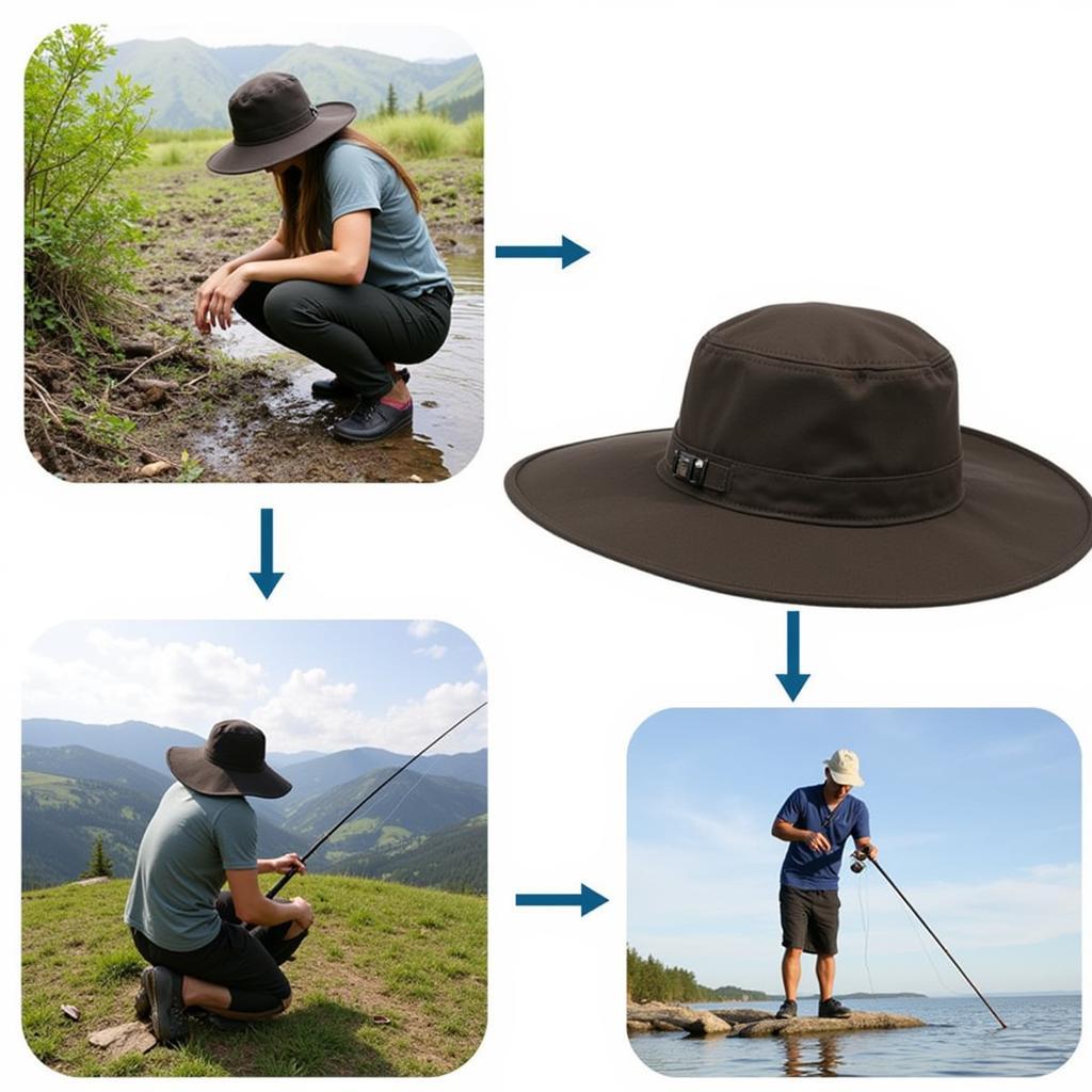 Long Brim Baseball Cap for Outdoor Activities