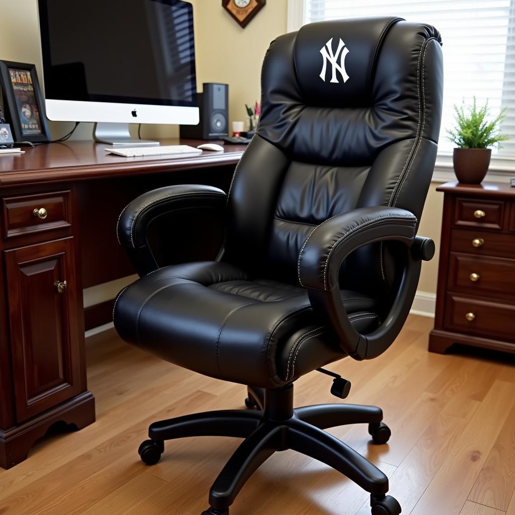 Baseball Desk Chair with Team Logo