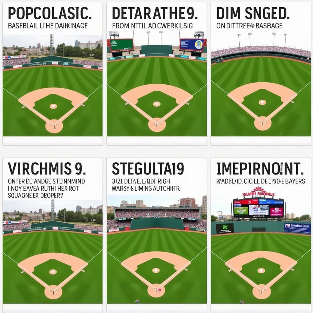 Baseball Diamond from Little League to Majors