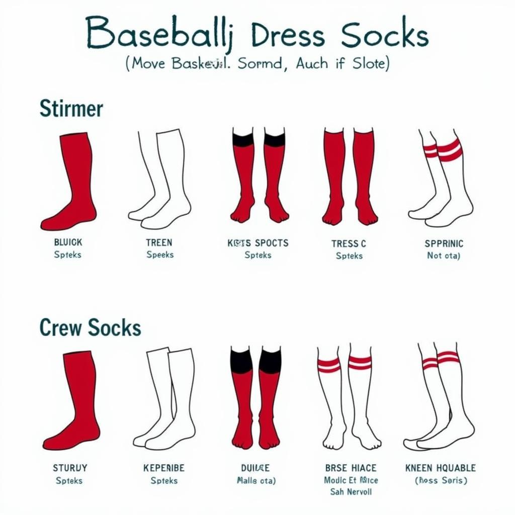 Different Types of Baseball Dress Socks