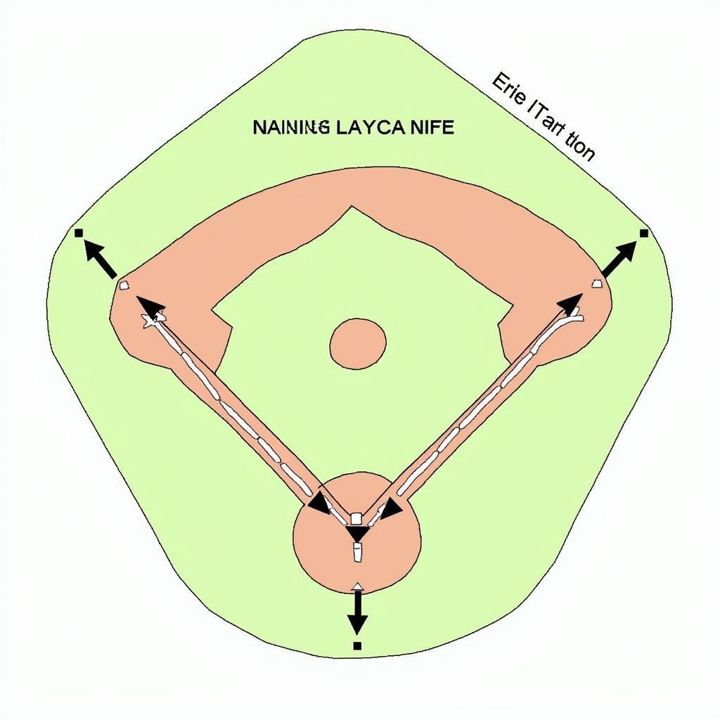 Diagram of a Baseball Field