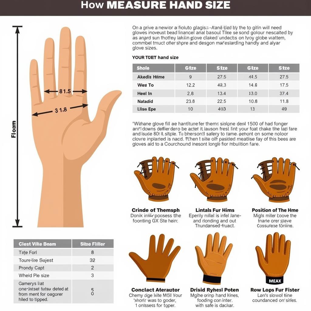 Baseball Glove Sizing Guide