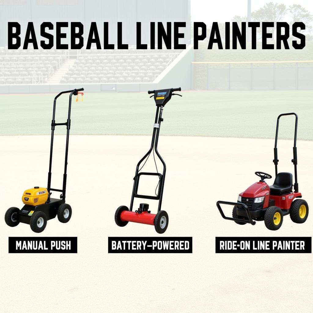 Different Types of Baseball Line Painters