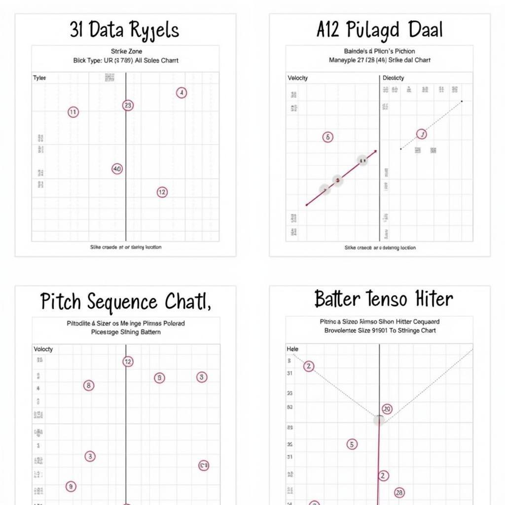 Different Types of Printable Baseball Pitching Charts