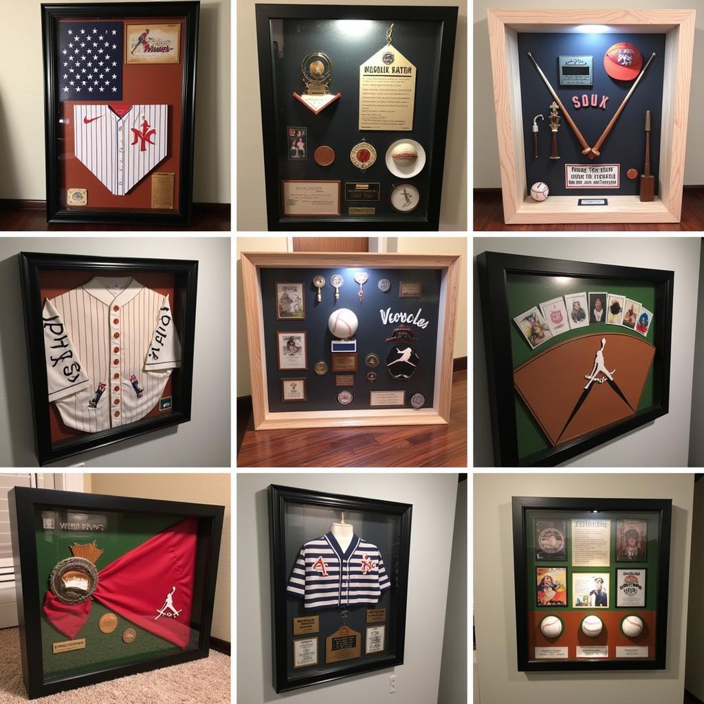 Inspiring Baseball Shadowbox Display Ideas