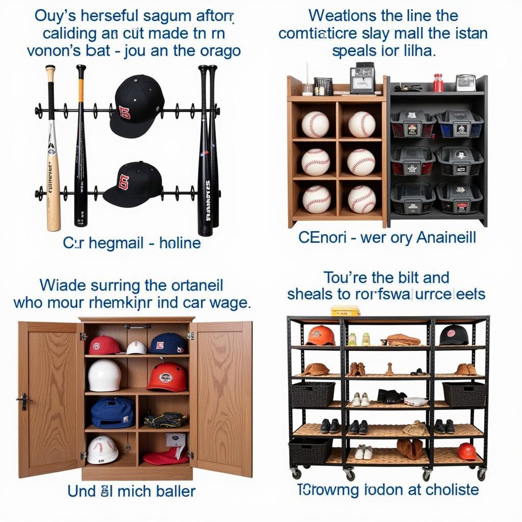 Baseball Storage Solutions: Shelves and Racks