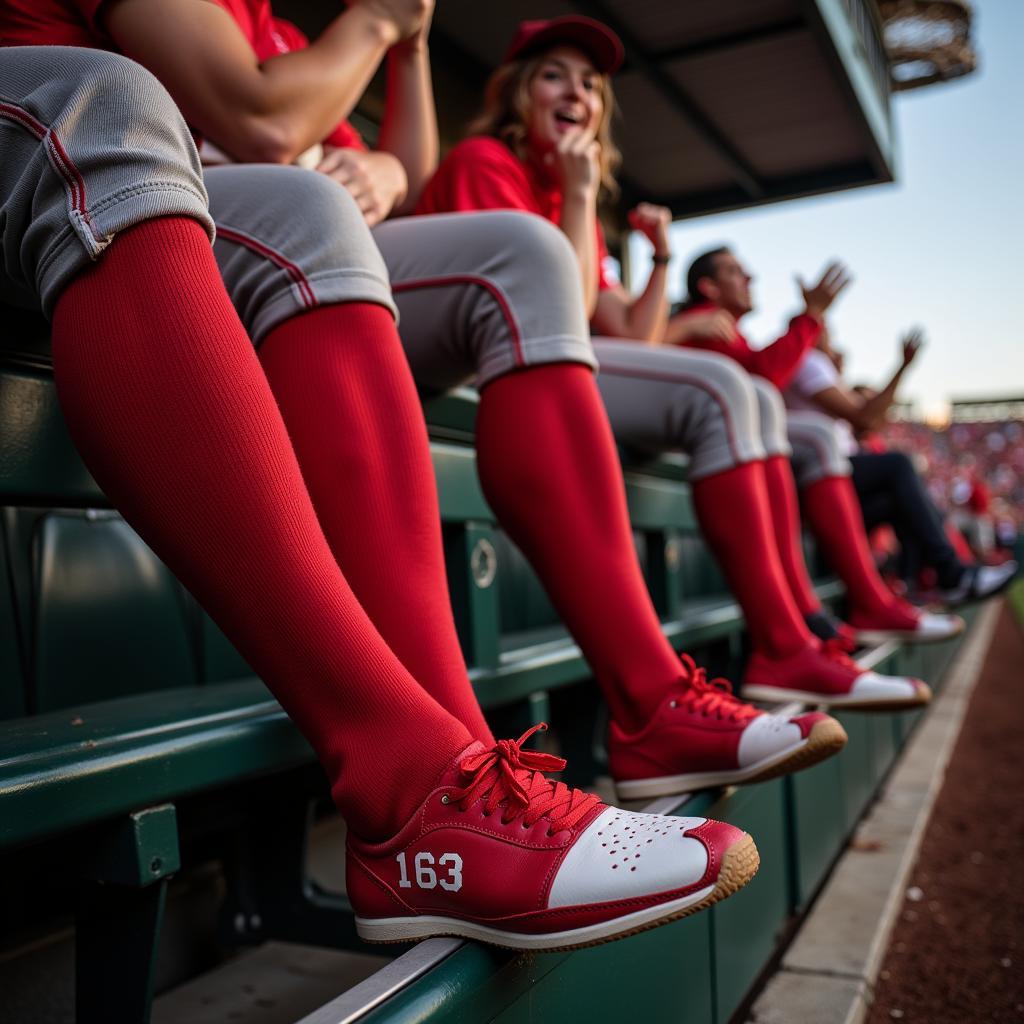 Baseball Team Red Stirrups - Fans