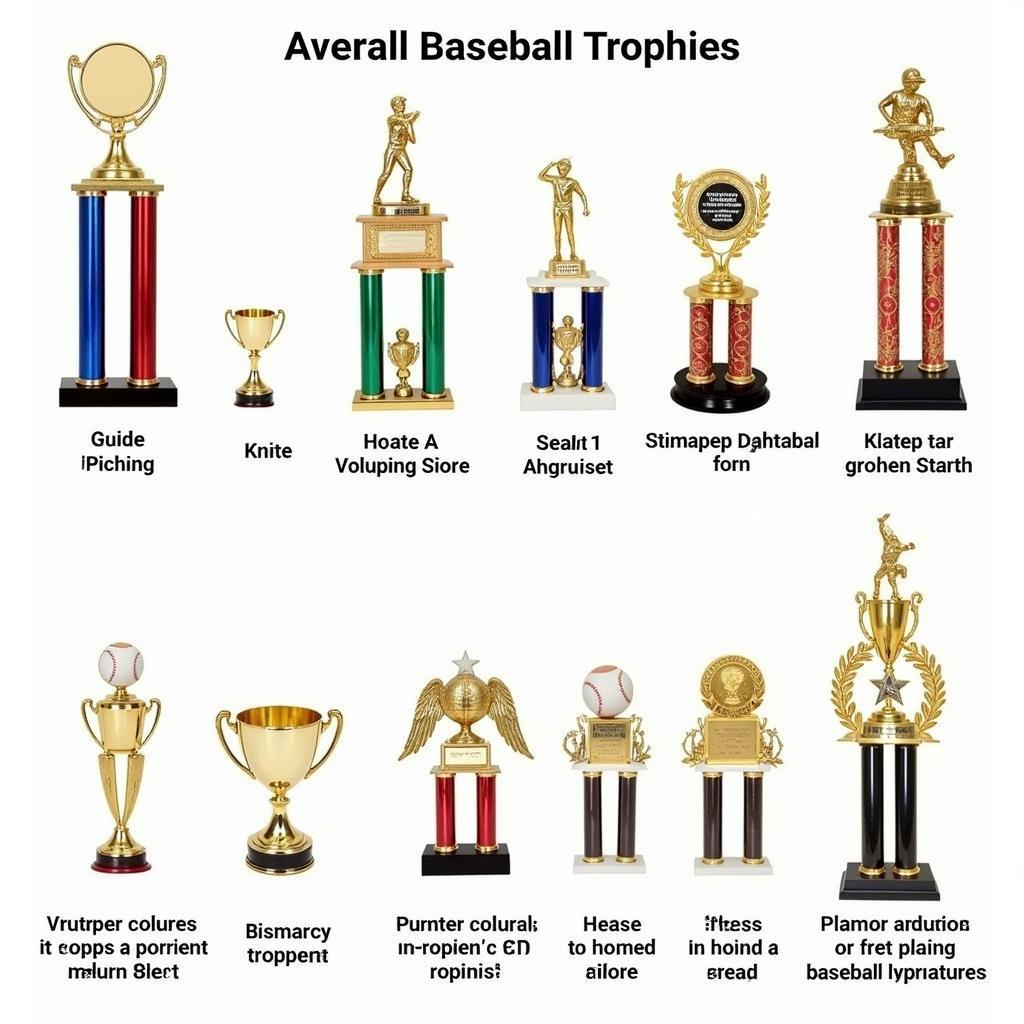 Baseball Trophies for Different Age Groups