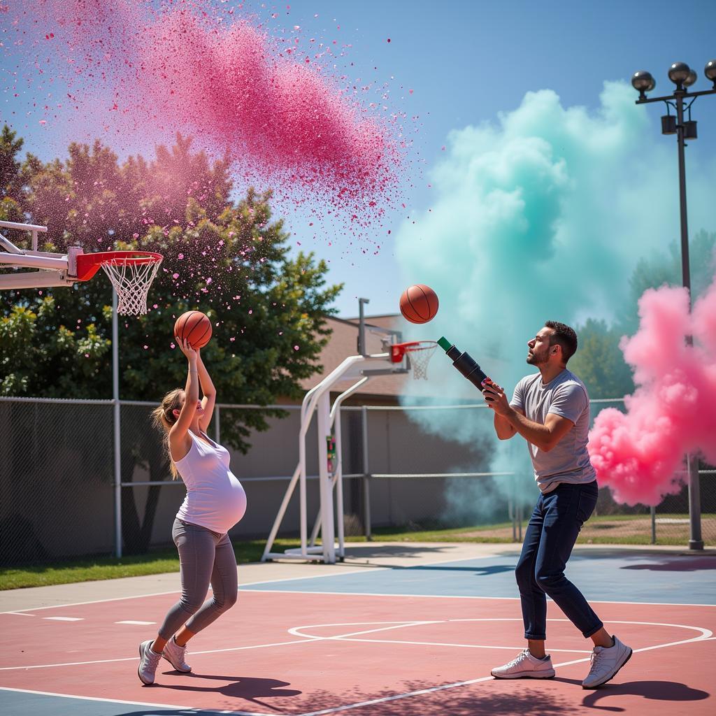 Basketball Gender Reveal Ideas: Free Throws and Half-Court Shots