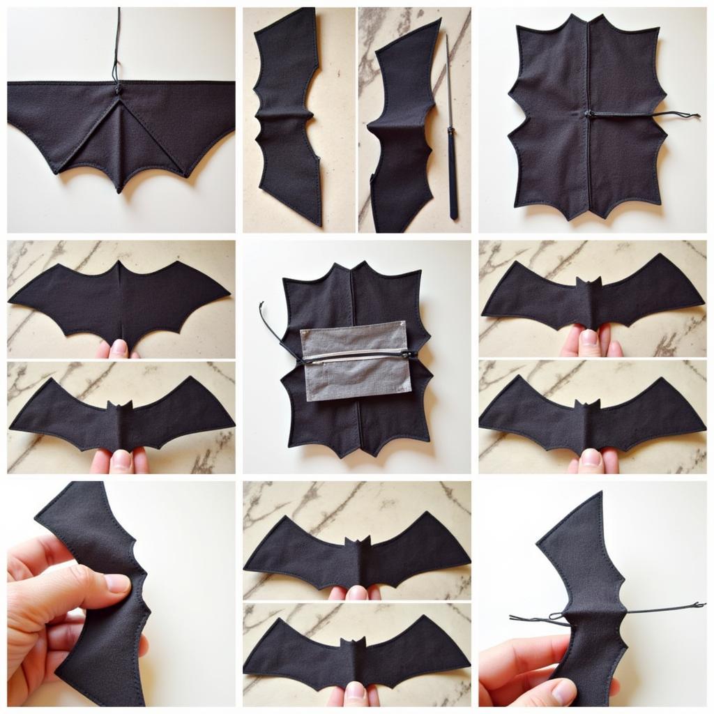 DIY Bat Shaped Purse Tutorial