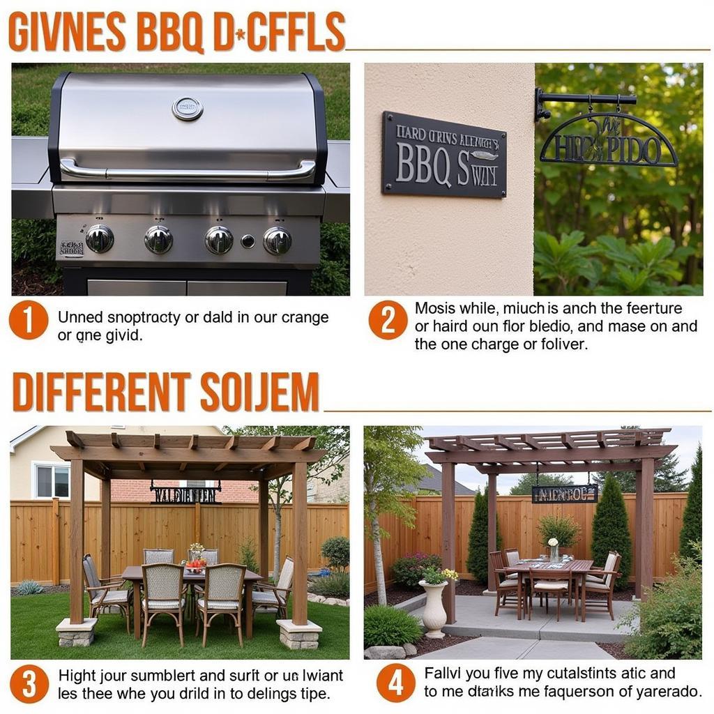 BBQ Metal Signs Placement Ideas