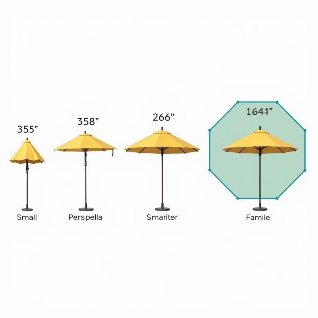 Beach Umbrella Sizes and Coverage Options