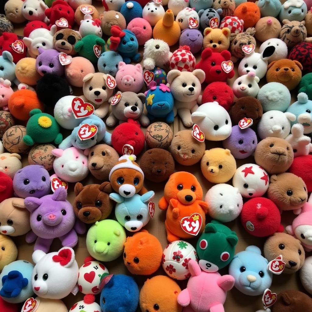 Collection of Beanie Baby Balls