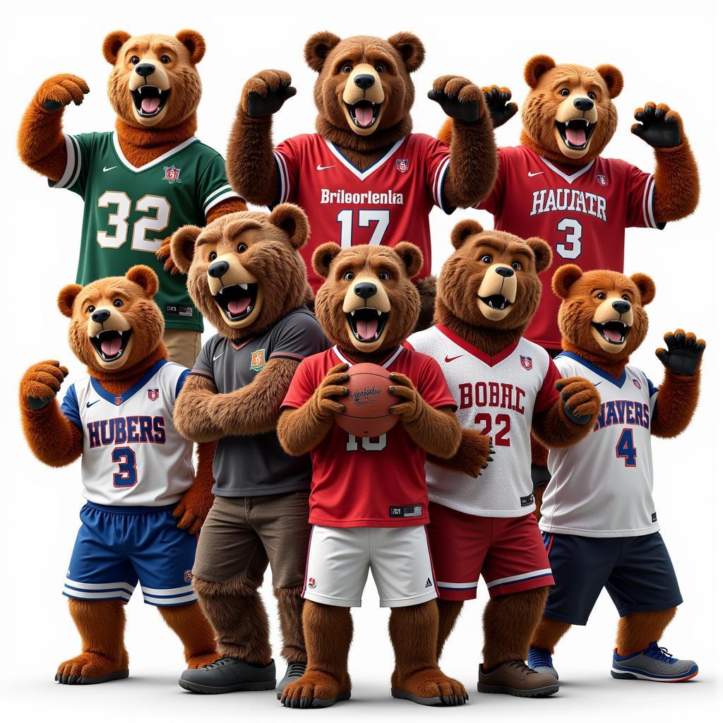 Bear Mascots in Sports Teams