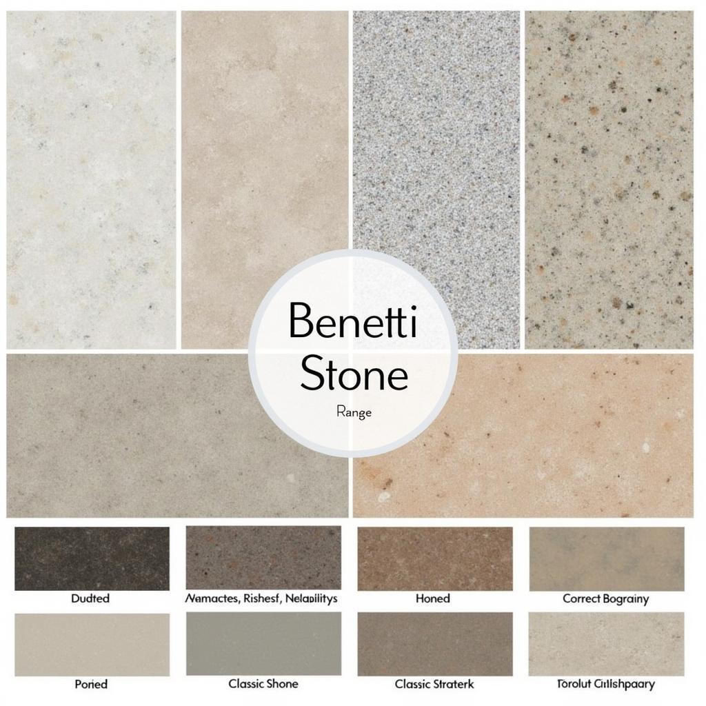 Benetti Stone in Various Finishes and Colors