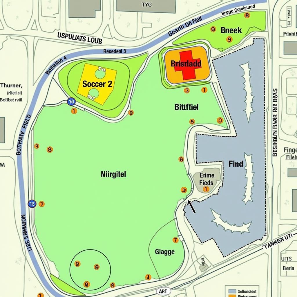 Bethesda Park Field Map Overview