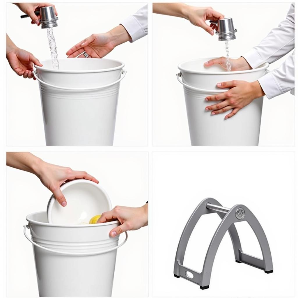 Cleaning and Storing a Beverage Bucket with Stand