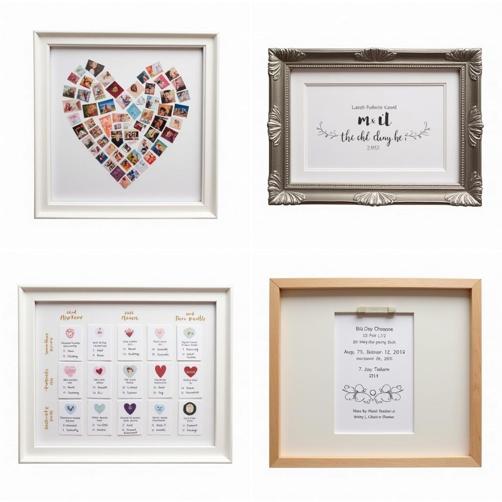 Bid Day Card Frame Design Ideas