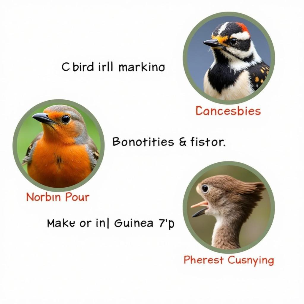 Bird identification using markings