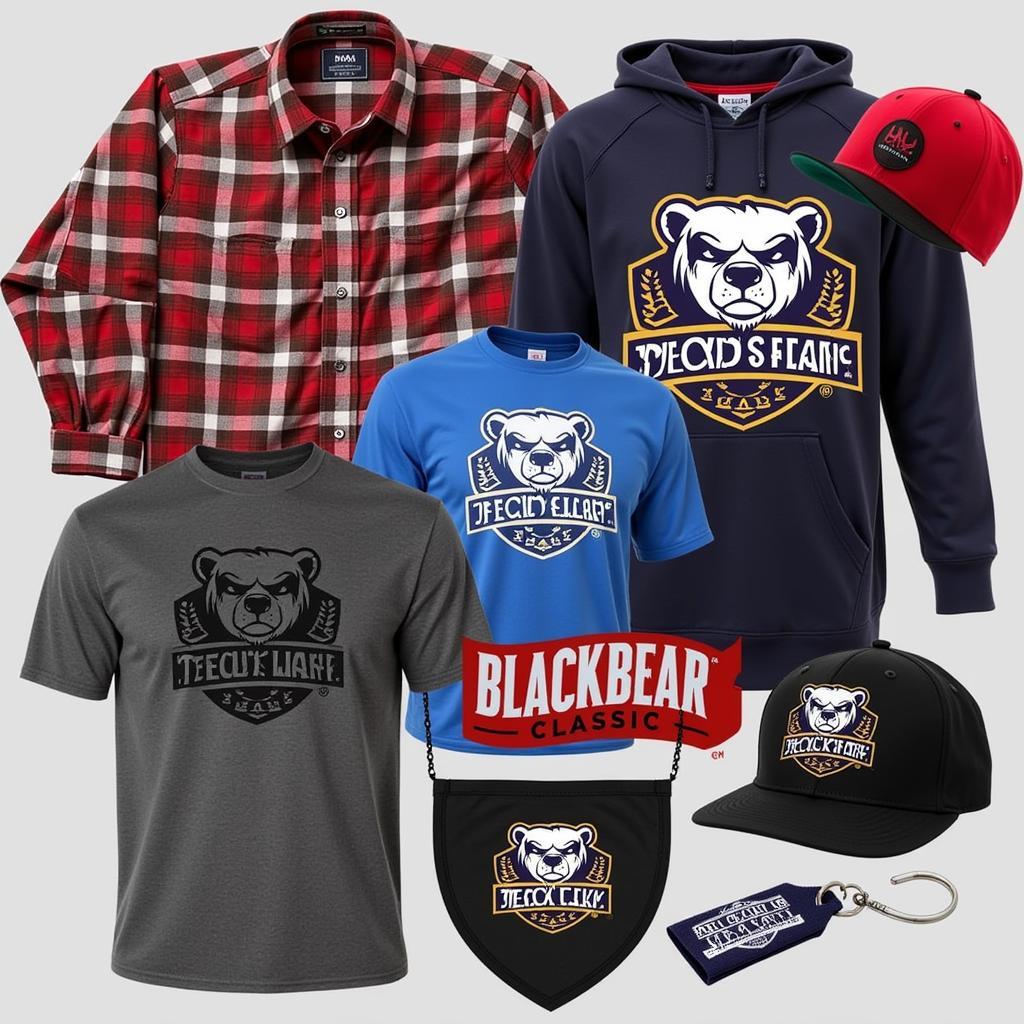 Black Bear Classic Gear and Apparel Display