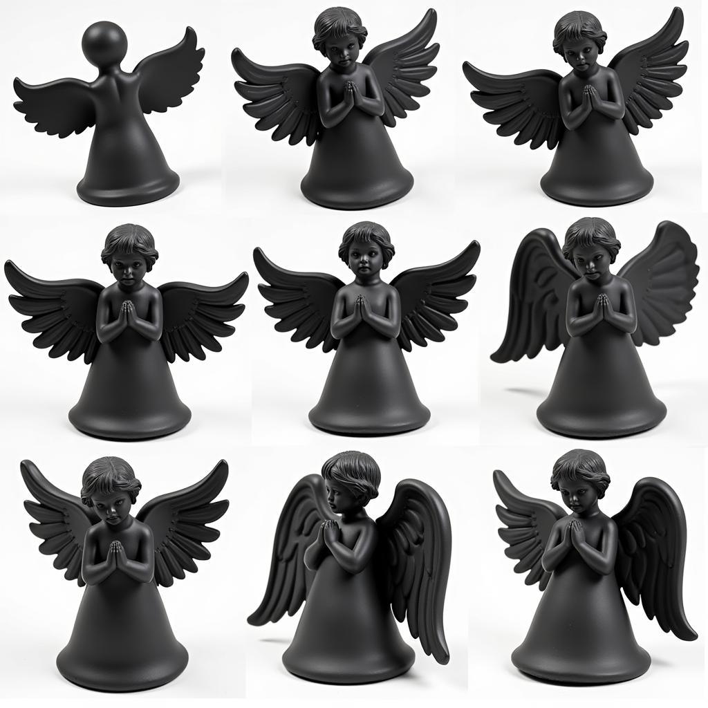 Black Ceramic Angel Creation Process