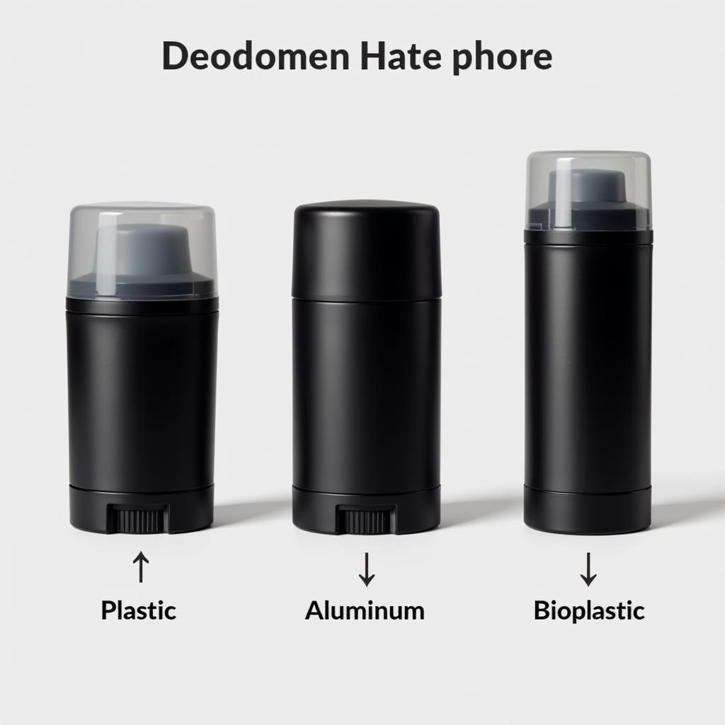 Comparing Different Black Deodorant Container Materials