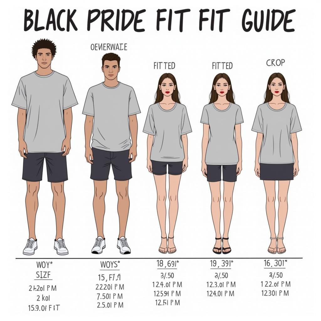 Black Pride Sweatshirt Fit Guide