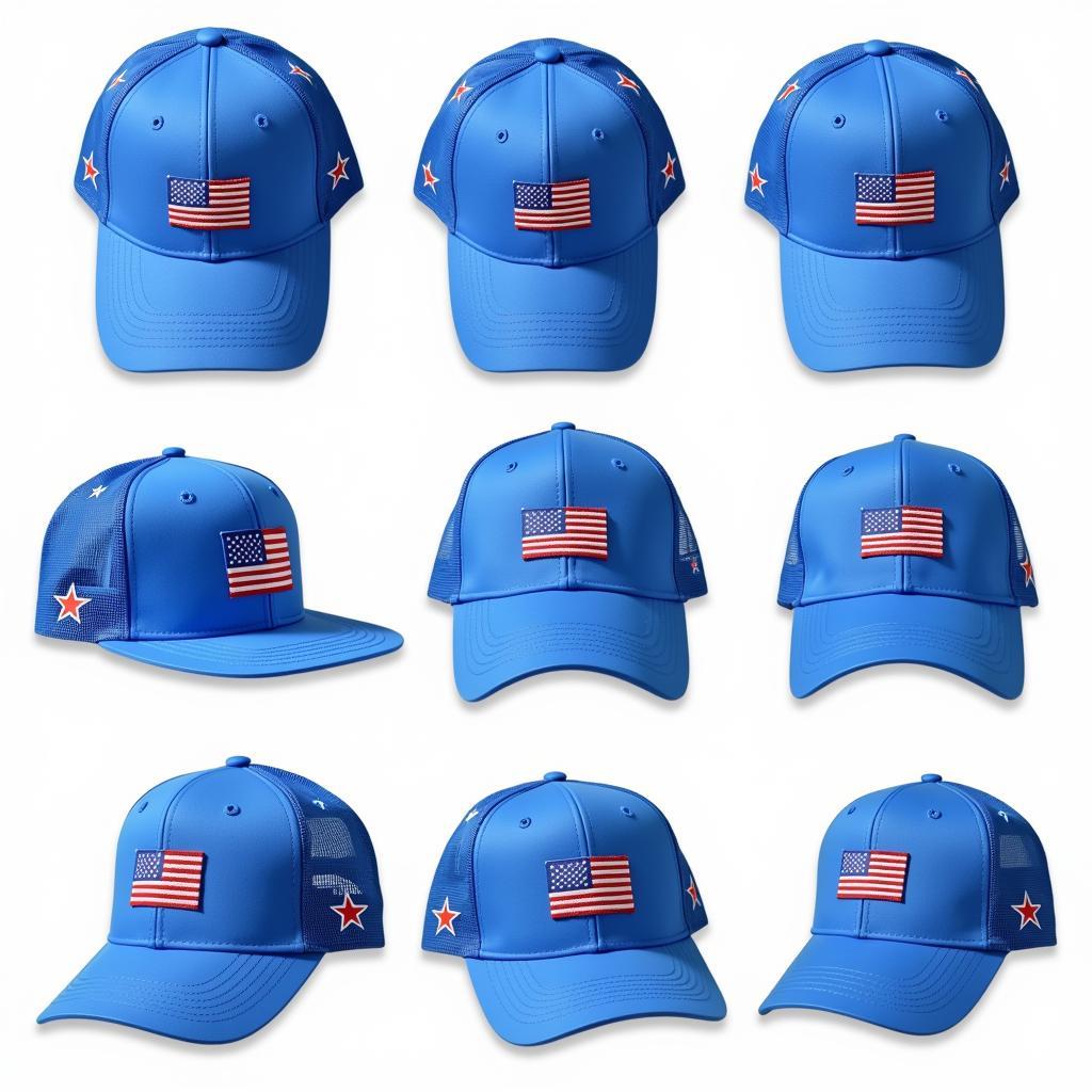 Blue America First Hat Symbolism