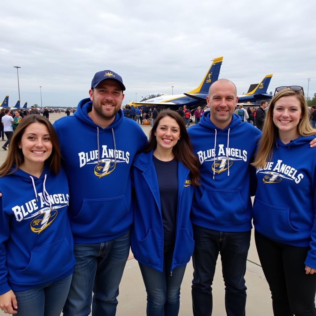 Showing Support with a Blue Angels Hoodie