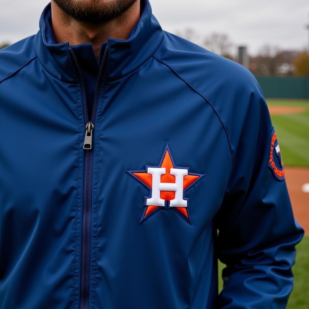 Modern Blue Astros Jacket: Style and Comfort