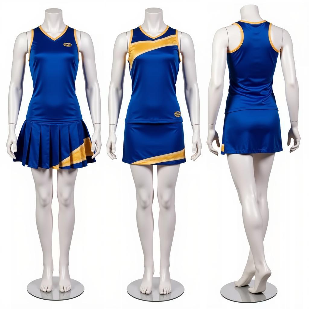 Blue and Gold Cheer Uniform Styles: Classic, Modern, and Custom