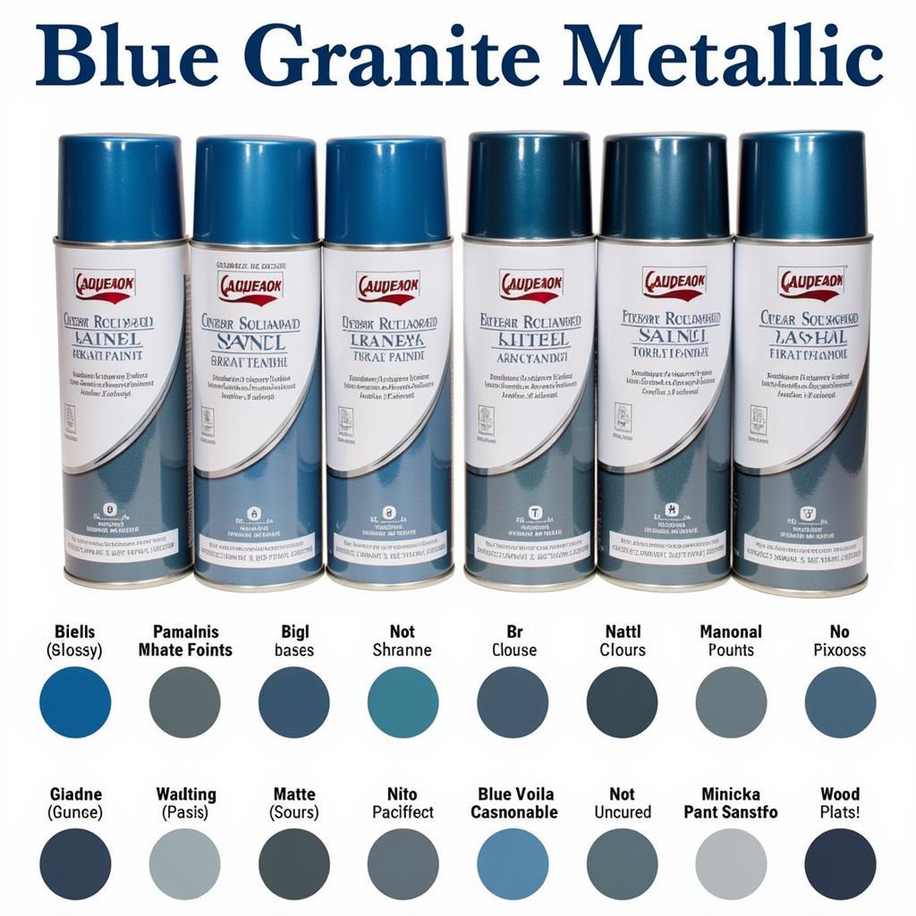 Choosing the Right Blue Granite Metallic Spray Paint Can