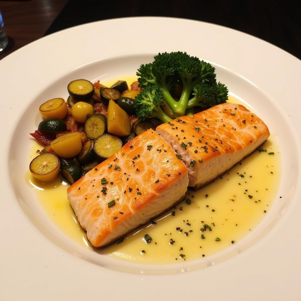 Blue Jay Cafe's Pan-Seared Salmon