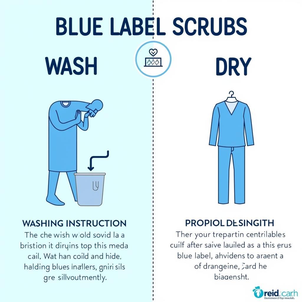 Caring for Blue Label Scrubs