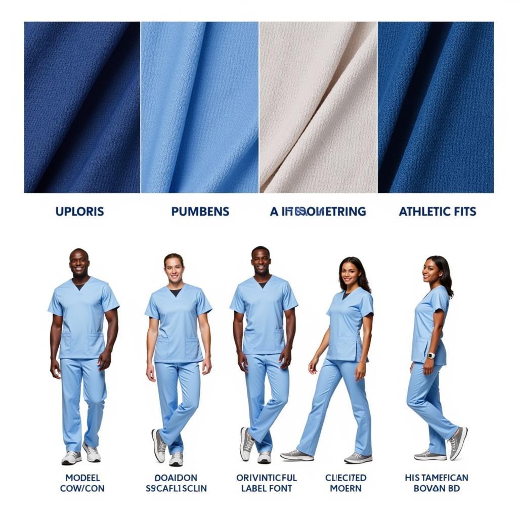 Blue Label Scrubs Fabric and Fit Options