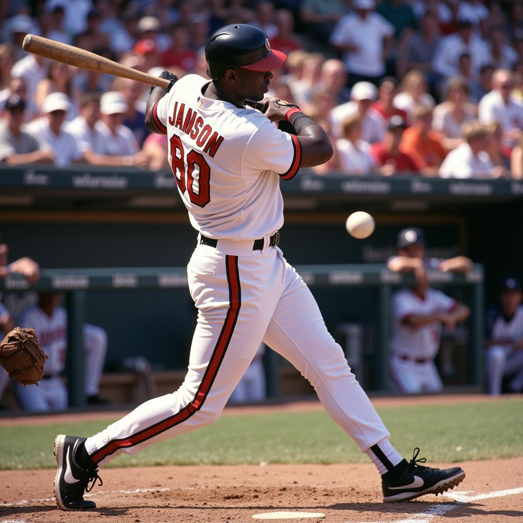 Bo Jackson Crushing a Home Run