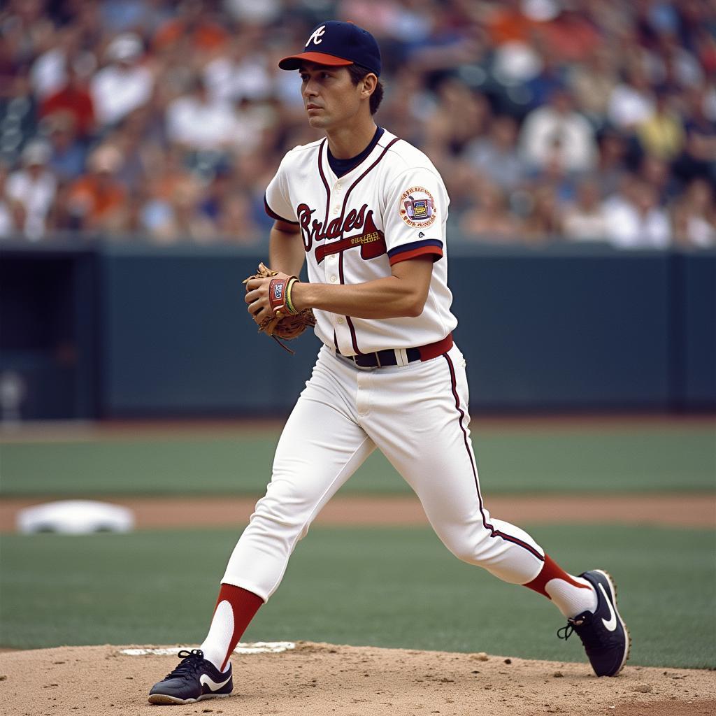 Bob Uecker in Action with the Milwaukee Braves