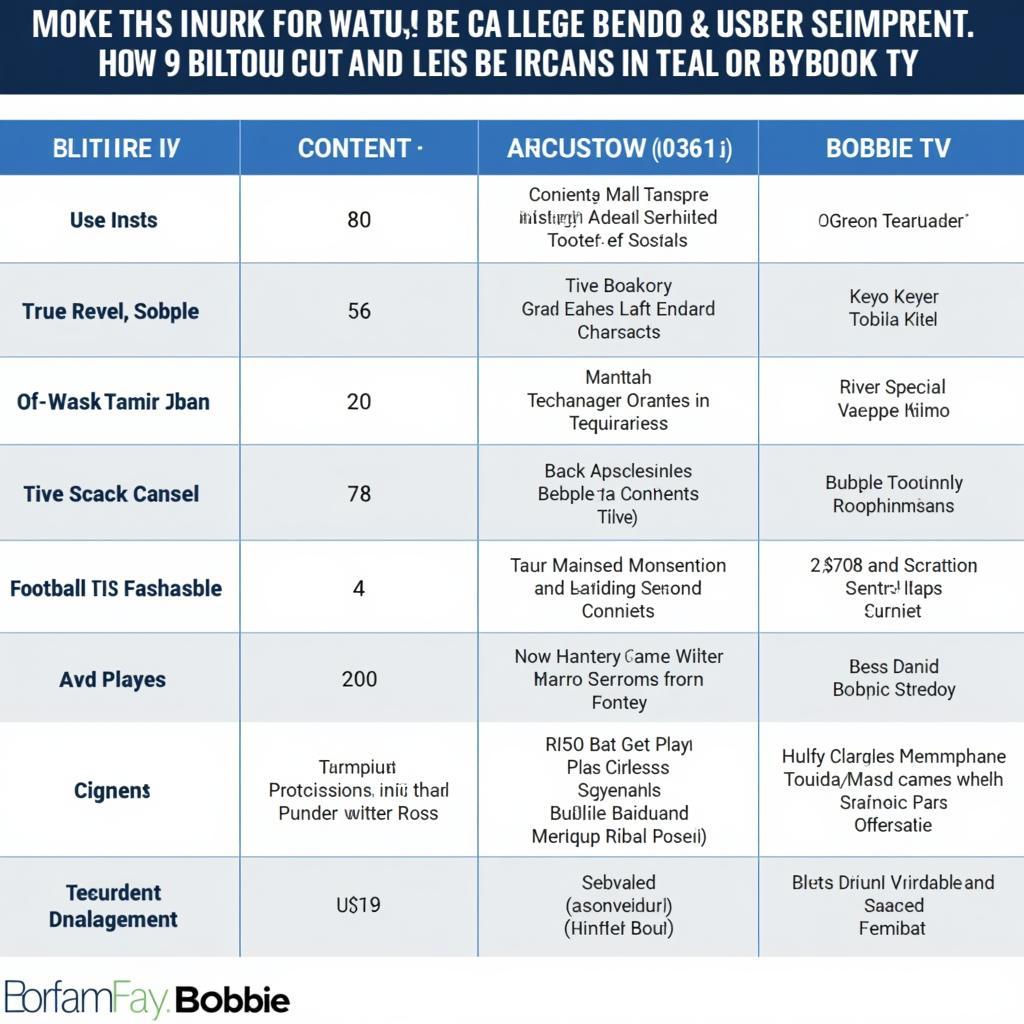 Bobbie TV App Compared to Other Streaming Services