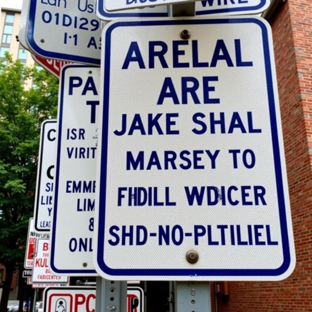 Boston Parking Signs