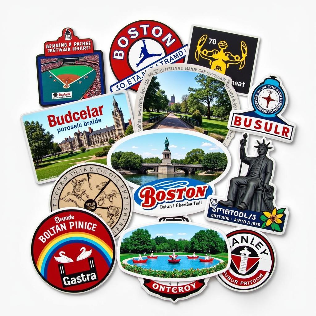 Boston Landmarks Stickers