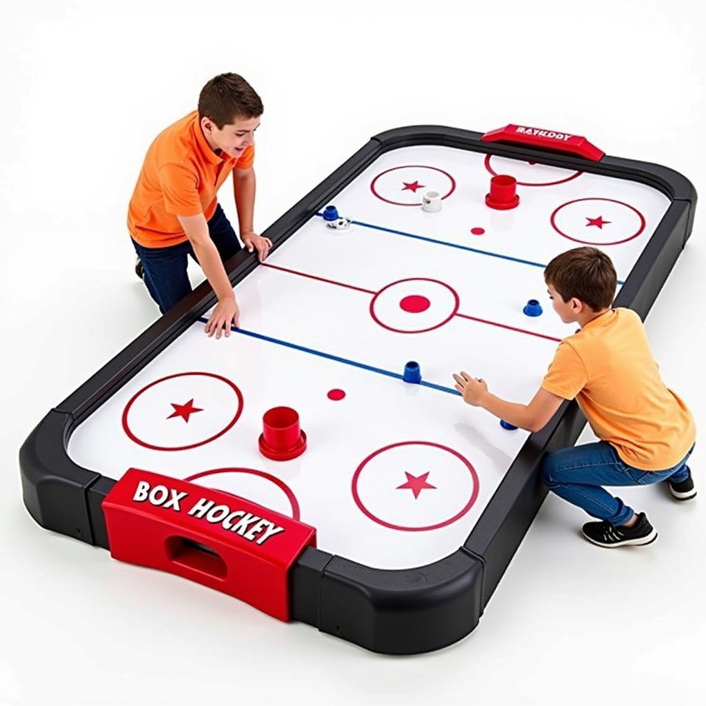 Tabletop Box Hockey Game