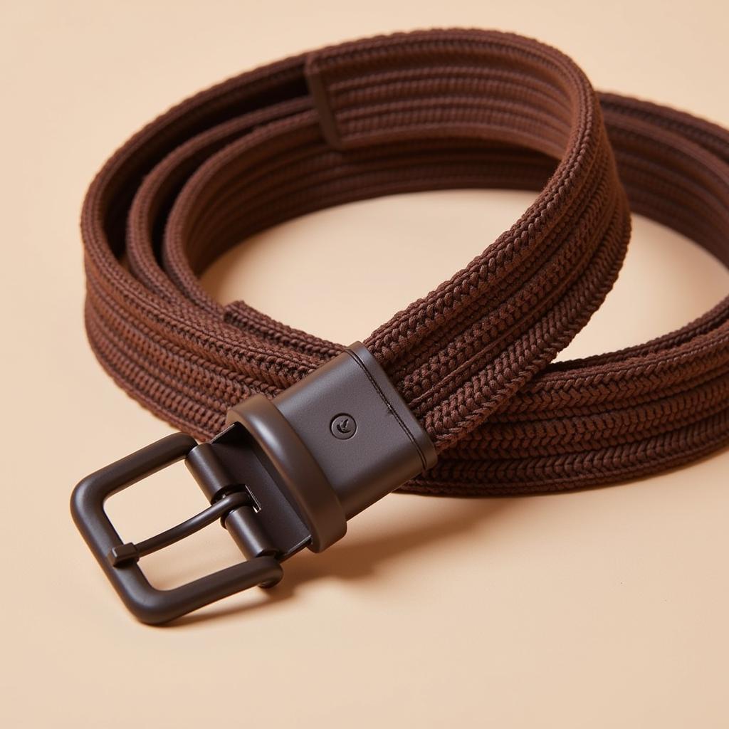 Braided no metal belt for everyday use