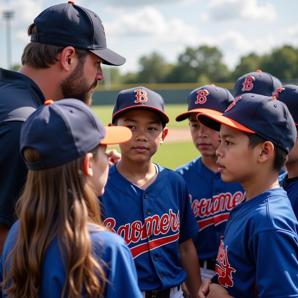 Braves Country Baseball Tournament Team Huddle