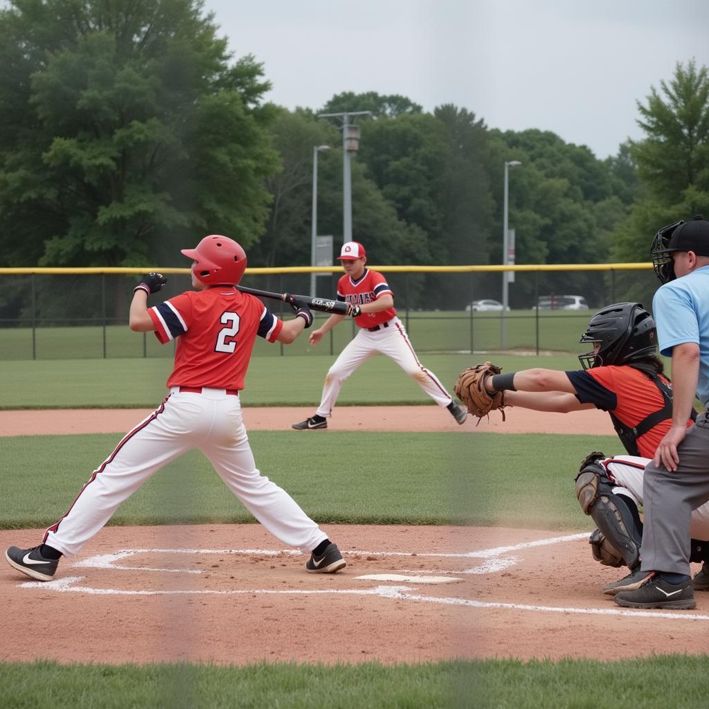 Braves Country Little League Game Action