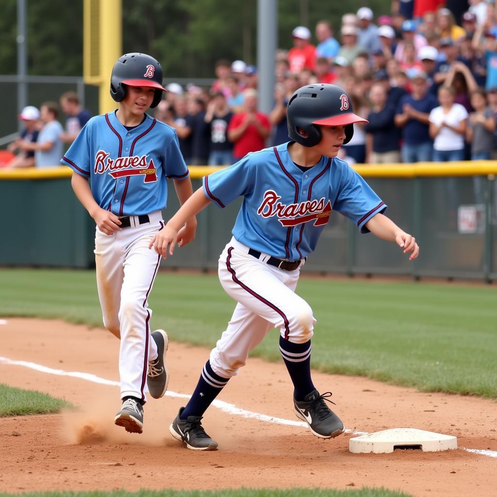 Youth Baseball Tournament Action