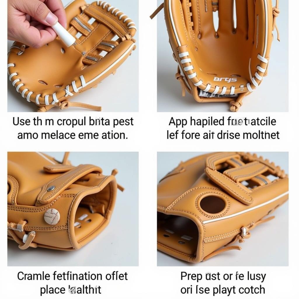 Breaking In a Left Handed First Base Glove