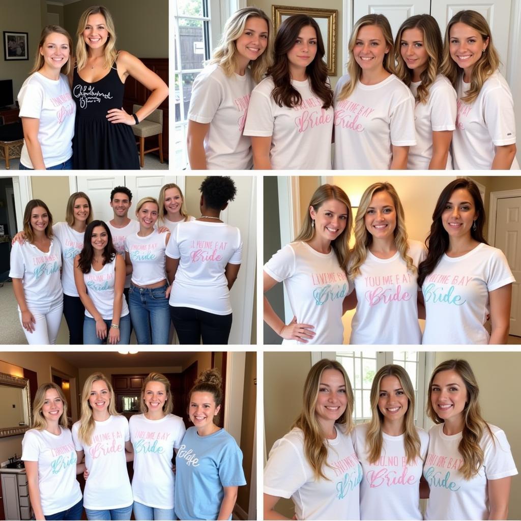 Bride Squad Shirts for Wedding Events